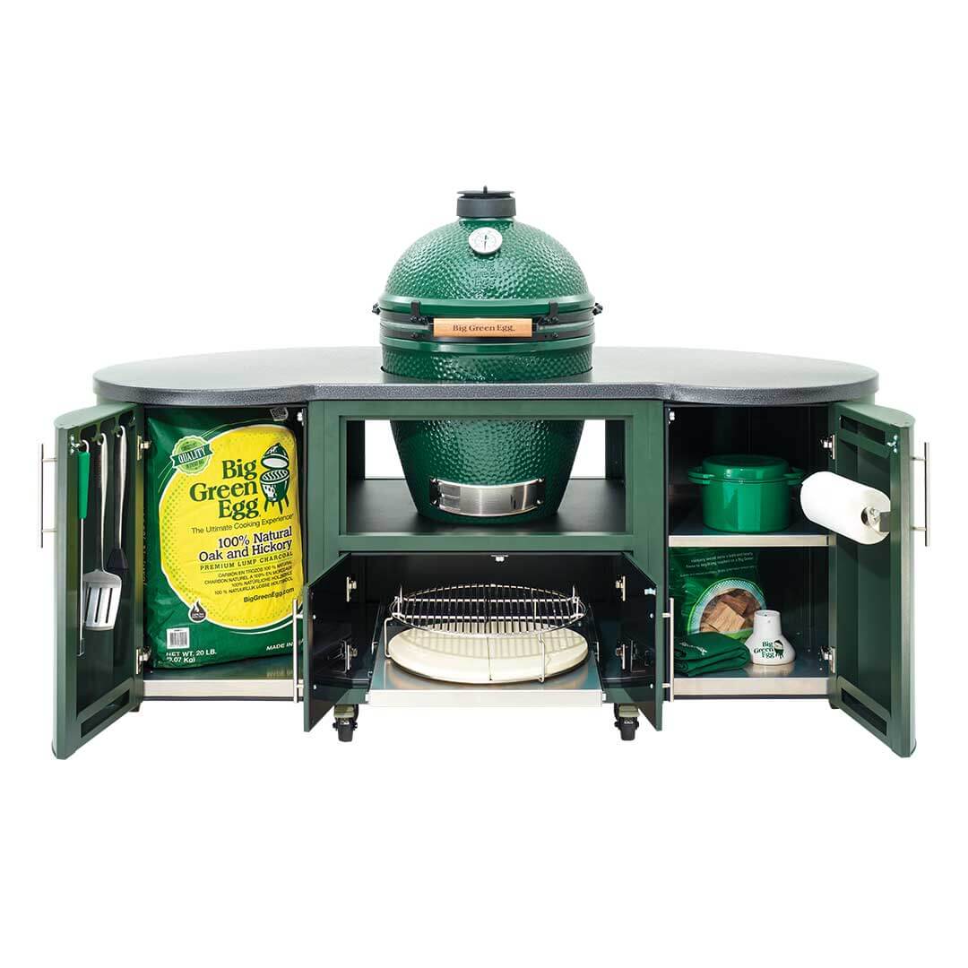 Big Green Egg 76 inch Custom Cooking Island