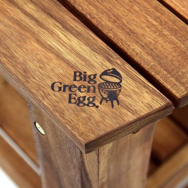 Big Green Egg Acacia Table Logo