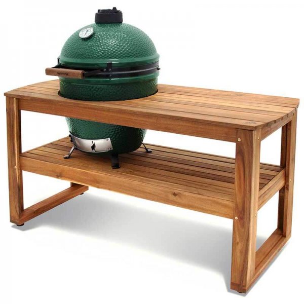 Big Green Egg Acacia Table Side