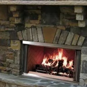 Montana Wood Fireplace