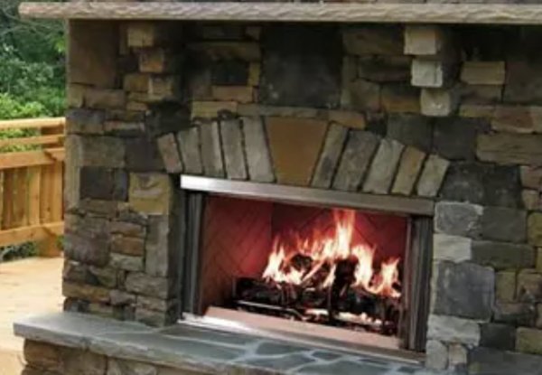 Montana Wood Fireplace